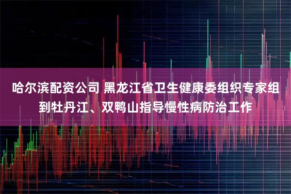哈尔滨配资公司 黑龙江省卫生健康委组织专家组到牡丹江、双鸭山指导慢性病防治工作