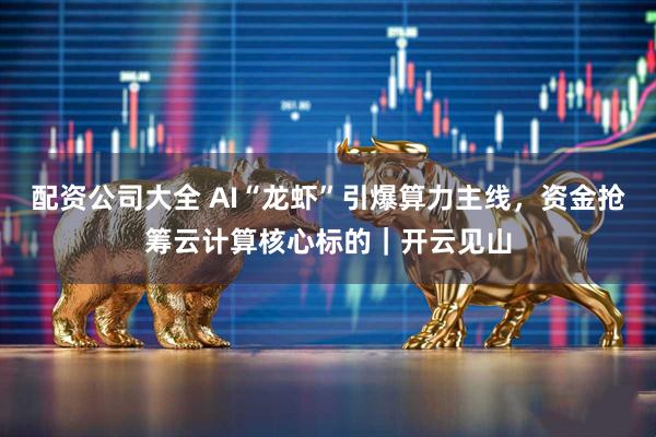 配资公司大全 AI“龙虾”引爆算力主线，资金抢筹云计算核心标的｜开云见山